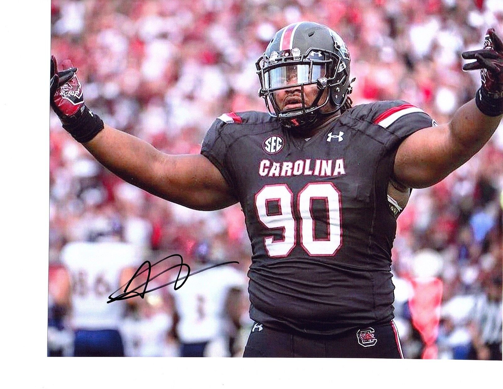 Taylor Stallworth South Carolina signed autographed 8x10 football Photo Poster painting Cocks!