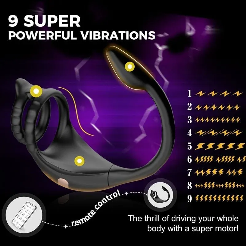 Proflex - App & Remote-Controlled Vibrating Ring Prostate Massager