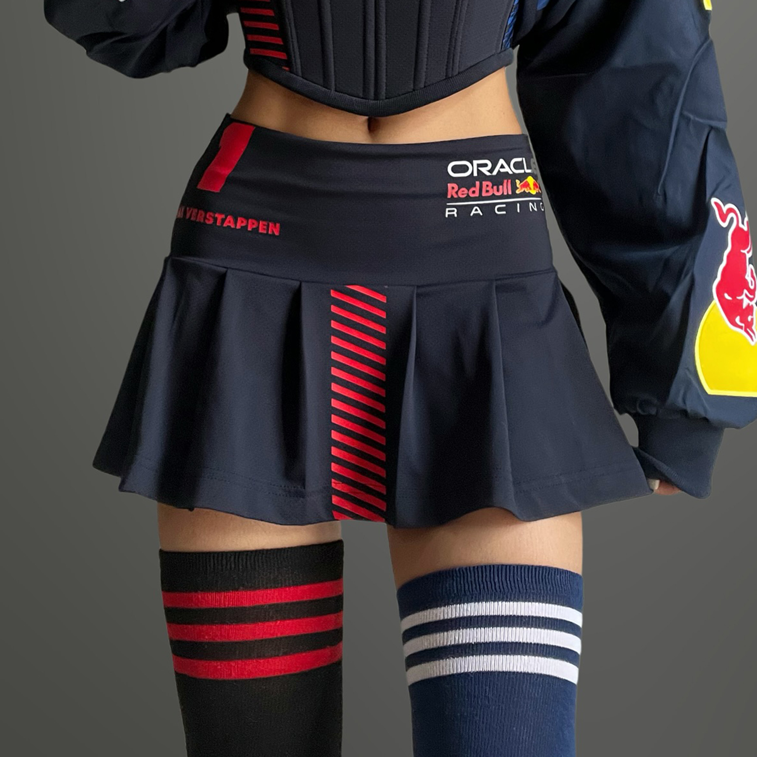 Fashionable Sports Racing Design Skirt / TECHWEAR CLUB / Techwear