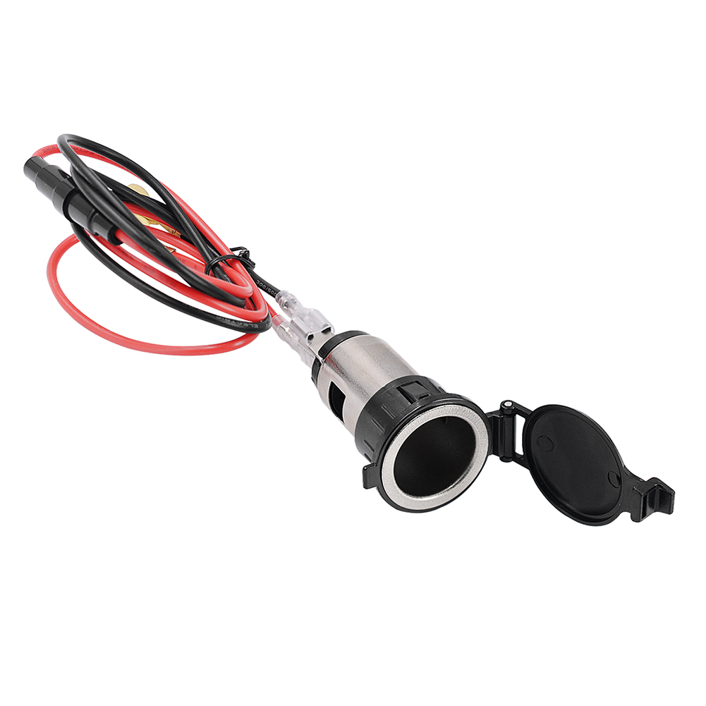 

Metal Cigarette Lighter Socket 12V Power Outlet with Wires for Car Boat ATV, 501 Original