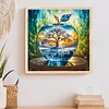 Diamond Painting-DIY Crystal Rhinestone Stained Glass Apple