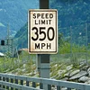 Speed Limit 350 MPH - Metal Tin Signs(8*12Inch/12*16Inch) - Garage&Transport