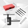 Link Riveter Bicycle Timing Chain Remover Motorcycle Repair Tools (Red)