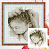 （No Printed Canvas）Counted Cross Stitch 14CT-Embrace 28*31cm(Brand)