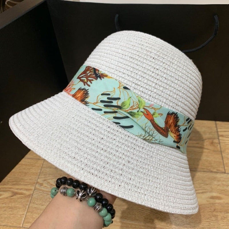 Summer sunhat with bow and wide brim &ndash; ShadeRibbon