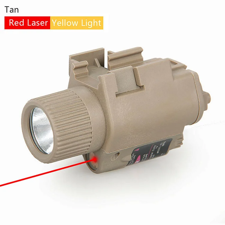 LED M6 LED Flashlight with 5mW Powerful Laser Sight Set for Rifle Pistol