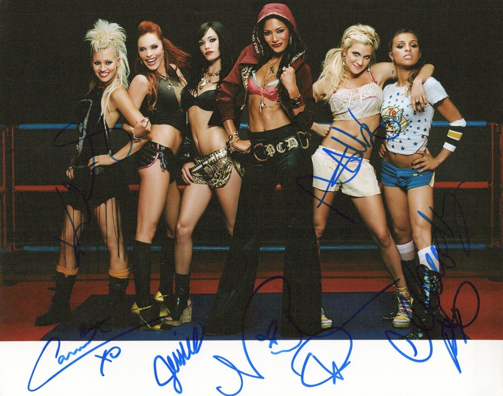 The Pussycat Dolls autographed Photo Poster painting signed 8x10 #1 early autos entire group