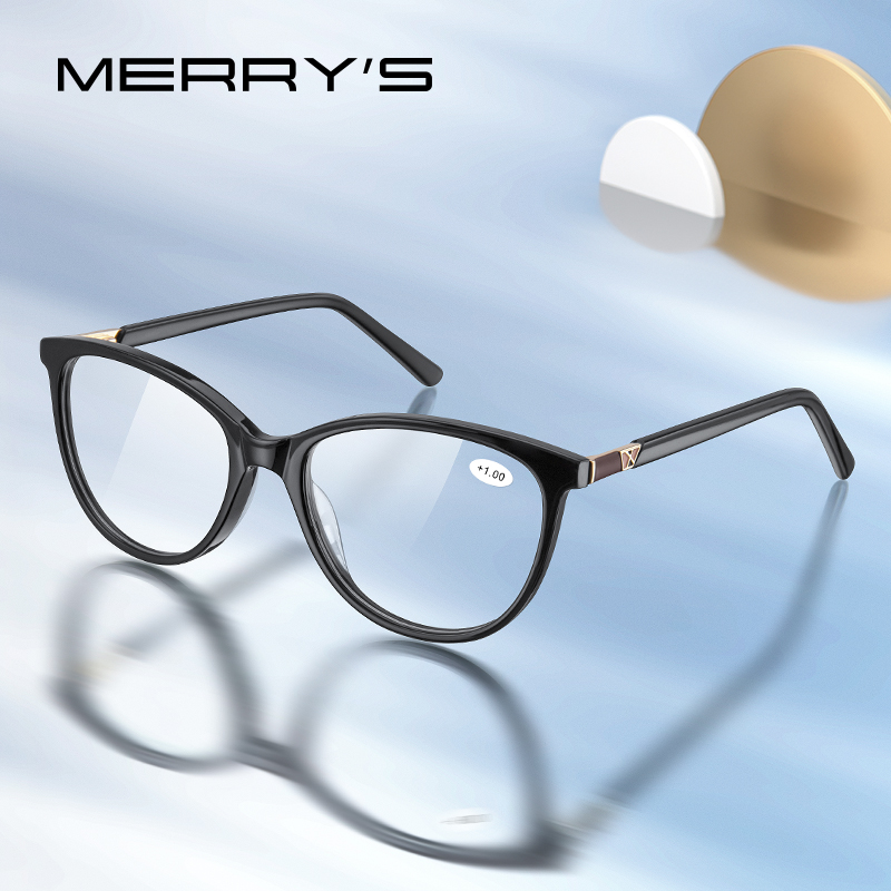 MERRYS DESIGN Retro Women Reading Glasses Acetate Frames Blue Light ...