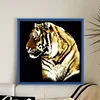 Bead Embroidery - Partial Printed 9CT Tiger(47x45 CM)