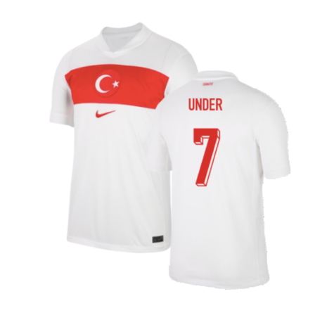 Maillot Turquie Cengiz ünder 7 Domicile Euro 2024