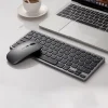 Wireless Bluetooth Keyboard and Mouse Set, Rechargeable, Mini Portable, Silent, Suitable for Apple iPads and Tablets