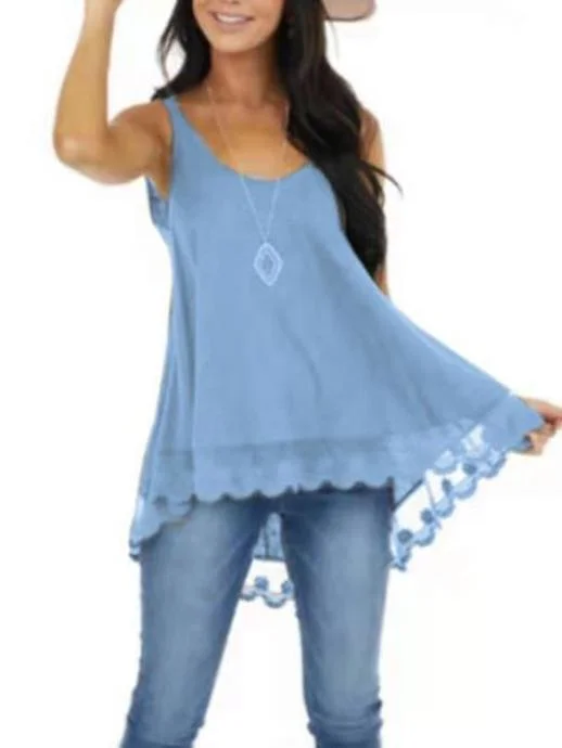 Women Half Sleeve V-neck Solid Color Dress