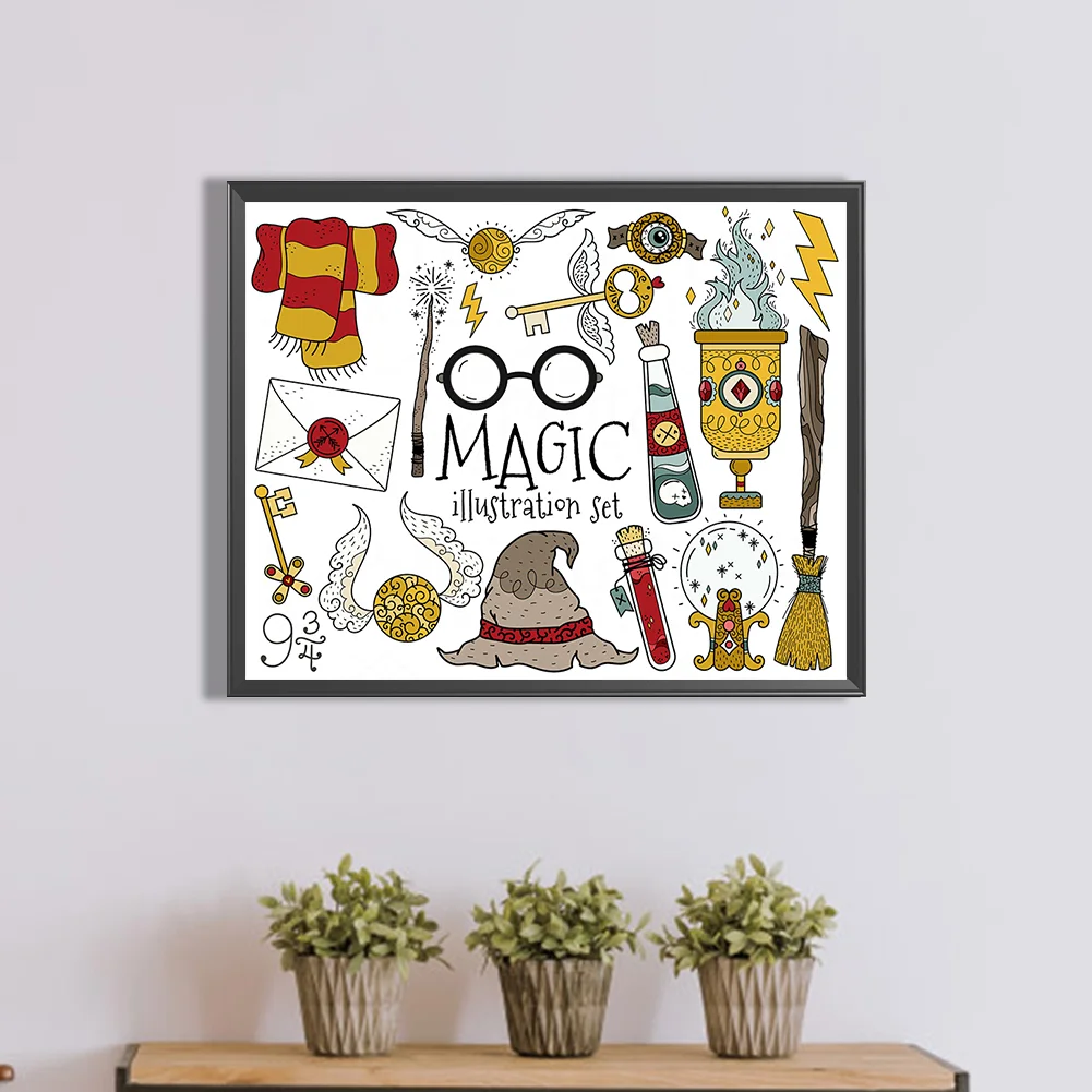 Diamond Painting - Full Round Drill - Harry Potter Gadget(Canvas|50*40cm)