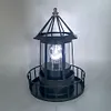 Lighthouse Solar LED Light Garden Outdoor Rotating Beam Sensor Beacon Lamp