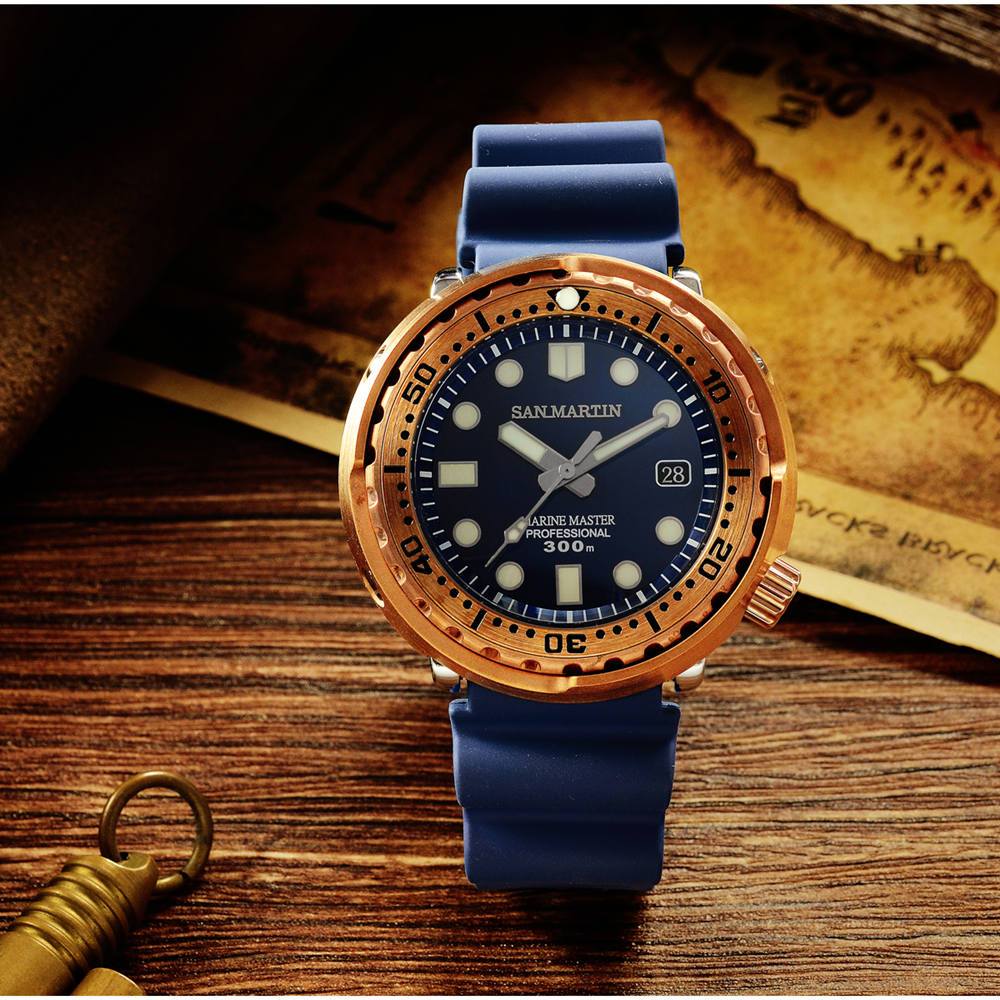 San Martin Bronze Tuna Men's Automatic Watch SN003