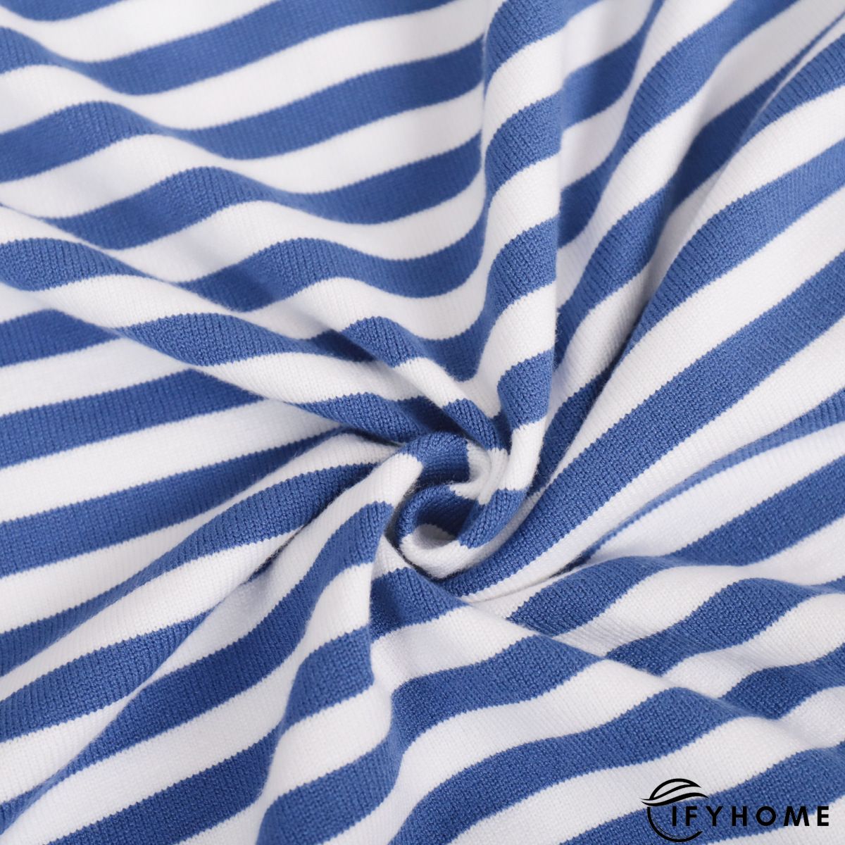 Casual Vintage Crew Neck Knitted Striped shirt & Top | IFYHOME