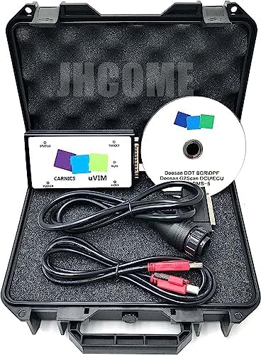 Diagnostic Tool uVIM Excavator Forklift Engine Fault Detection OBD Interface DDT CARNICS SCR+DPF+G2G2 DCU+G2 ECU+G2 Scanner with 2016 Software