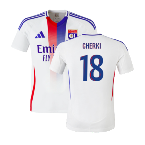 Olympique Lyonnais Rayan Cherki 18 Home Trikot 2024-2025