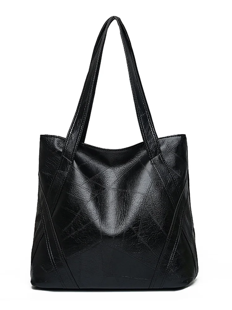 Oil Wax Leather Large Capacity Shoulder Bag