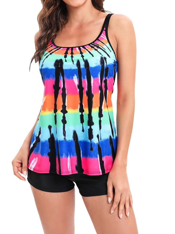 Women Long Sleeve V-neck Graphic Floral Printed Top