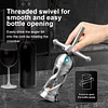 Corkscrew Wine Opener, Labor Saving Wine Bottle Opener, Rustproof Multifunctional Corks Bottle Opener for Party, Birthday
