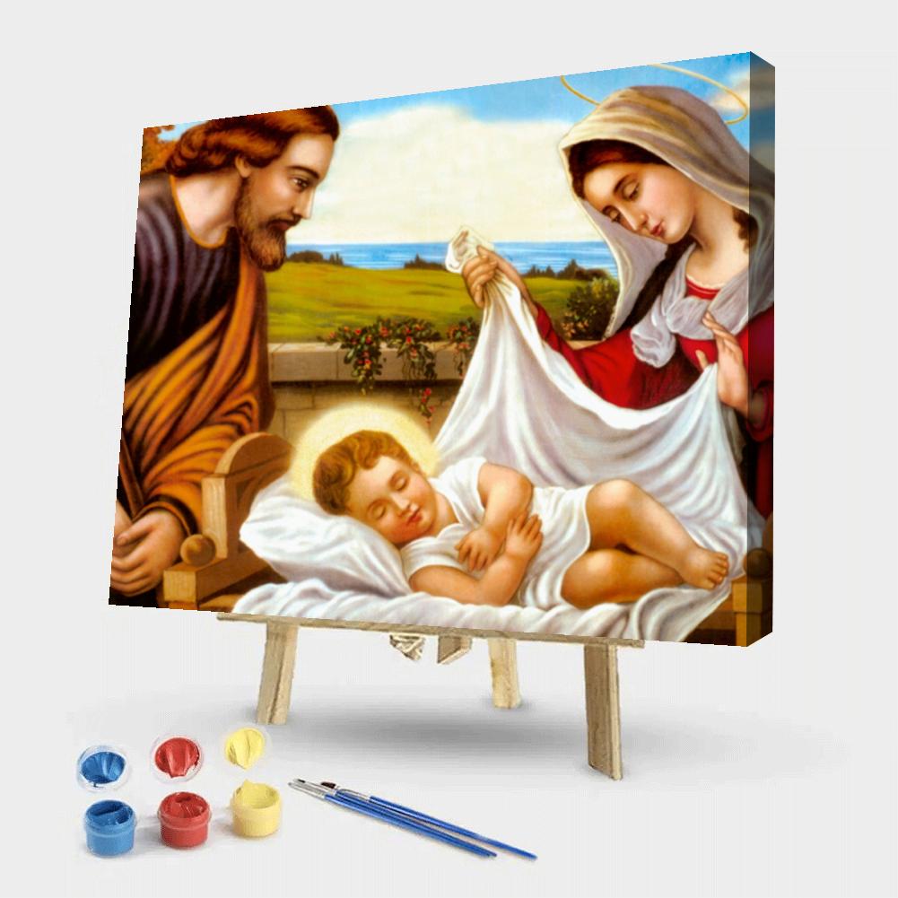 Jesus - Painting By Numbers - 50*40CM gbfke