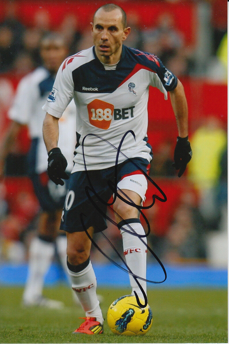 BOLTON HAND SIGNED MARTIN PETROV 6X4 Photo Poster painting 1.