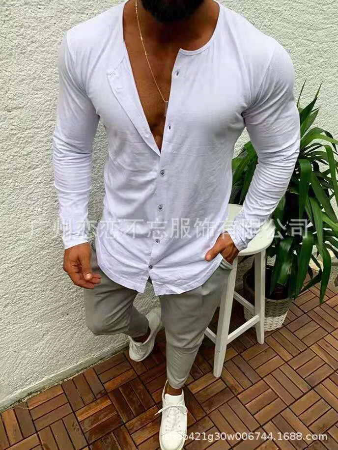 Casual Button Up Slim Fit Shirt