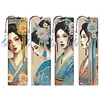 4Pcs DIY Diamond Bookmark Art Projects Irregular Shaped Diamonds Diamond Painting Art Bookmarks for DIY Making Beginners Adult Art Craft Supplies