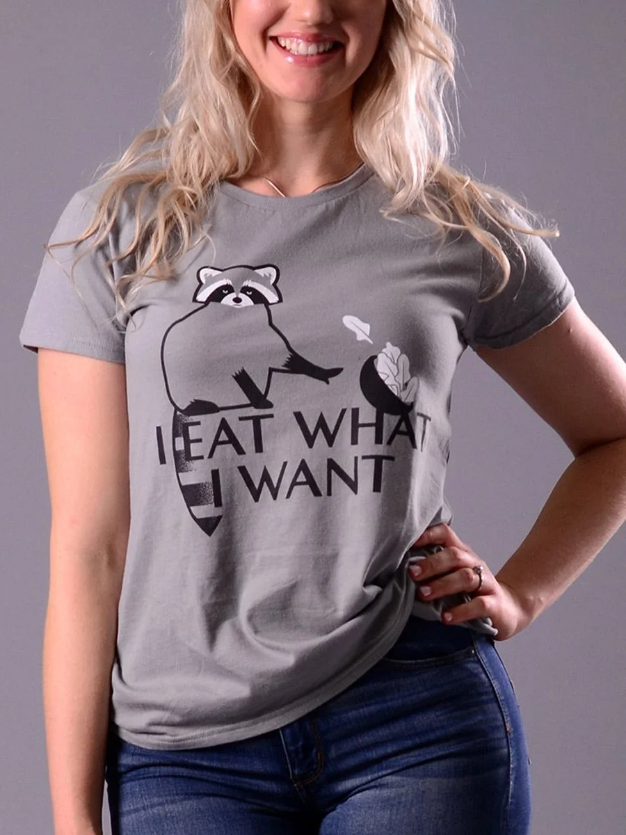 Cute I Eat What I Want T-shirt