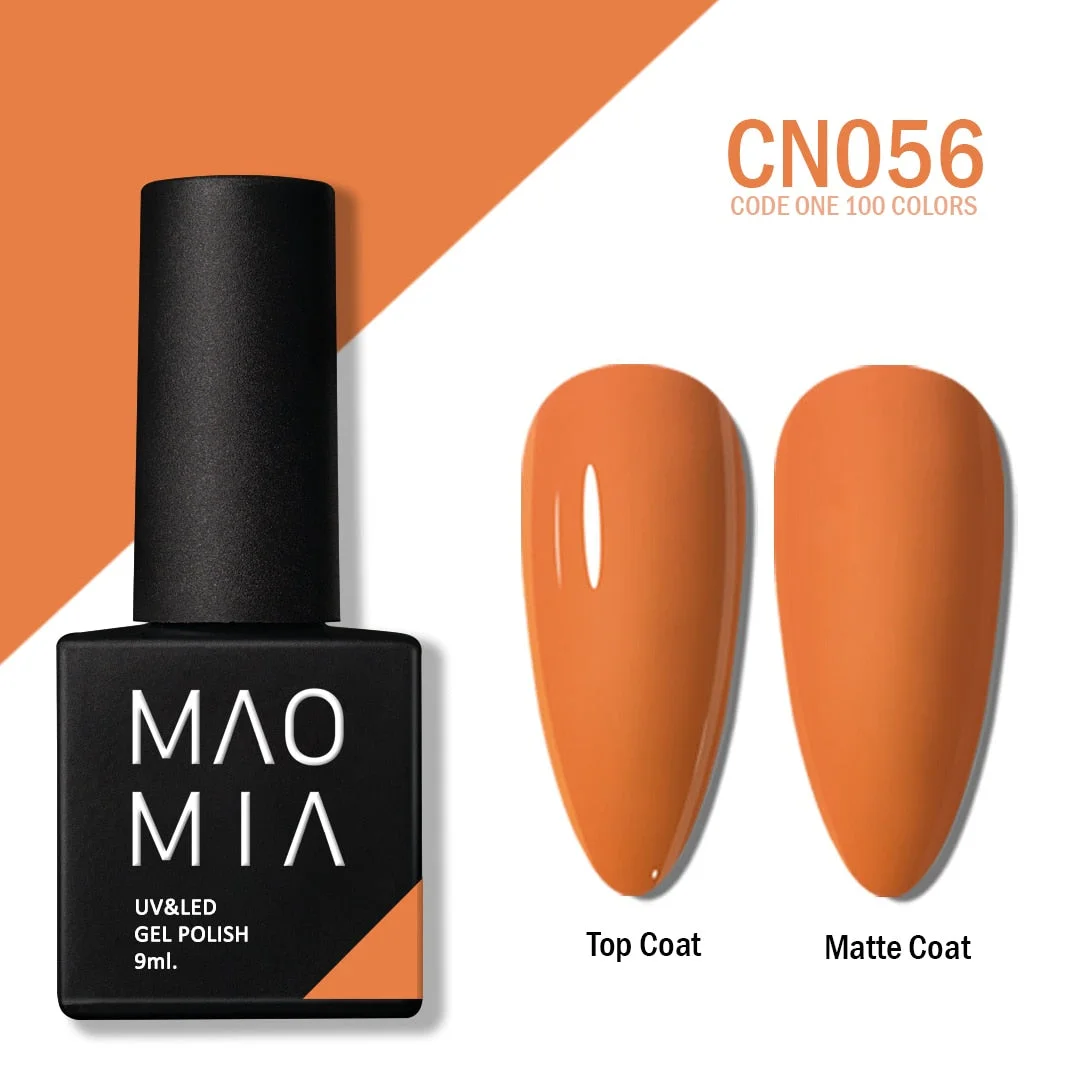 MAOMIA CODE ONE Gel Polish 100 Colors Soak Off UV/LED 9ML Professional Salon Nail Paint Semi Permanent Manicure