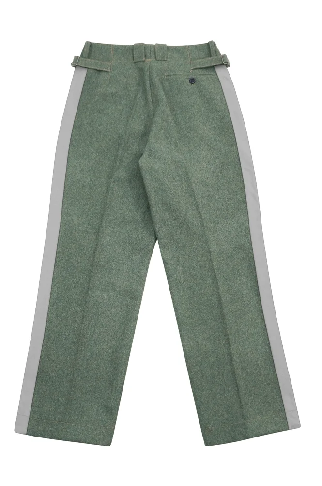   Elite German General Fieldgrey Wool Straight Trousers German-Uniform