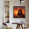 (50*50cm)Lion - Full Round Drill Diamond Painting