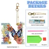 1Pc DIY Diamond Painting Lettter Keychain