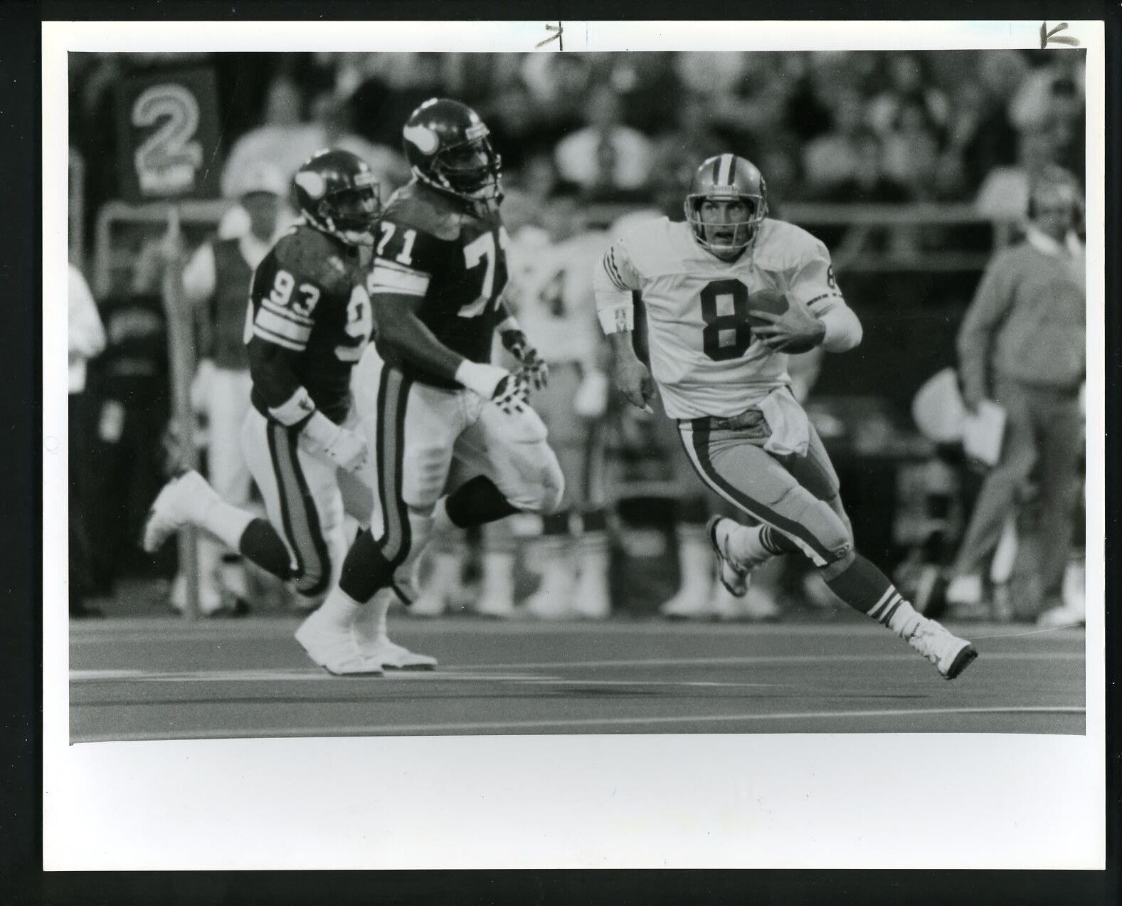 Steve Young Lot of 19 Press Wire Photo Poster paintings San Francisco 49ers Brigham Young