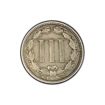 1865 Nickel 3-Cent Piece 