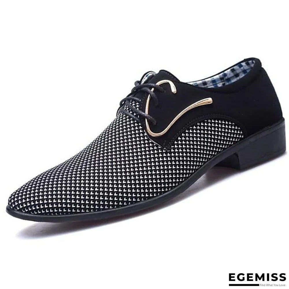 Men's Comfort Shoes PU Spring &  Fall Oxfords White / Blue | EGEMISS