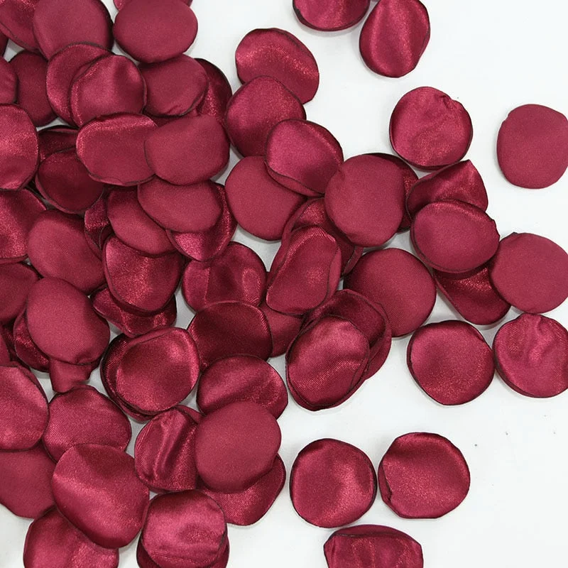 100Pcs Silk Rose Petals Artificial Flower Petal Valentines Day Room Decoration Wedding Party Throwing Confetti Anniversary Decor