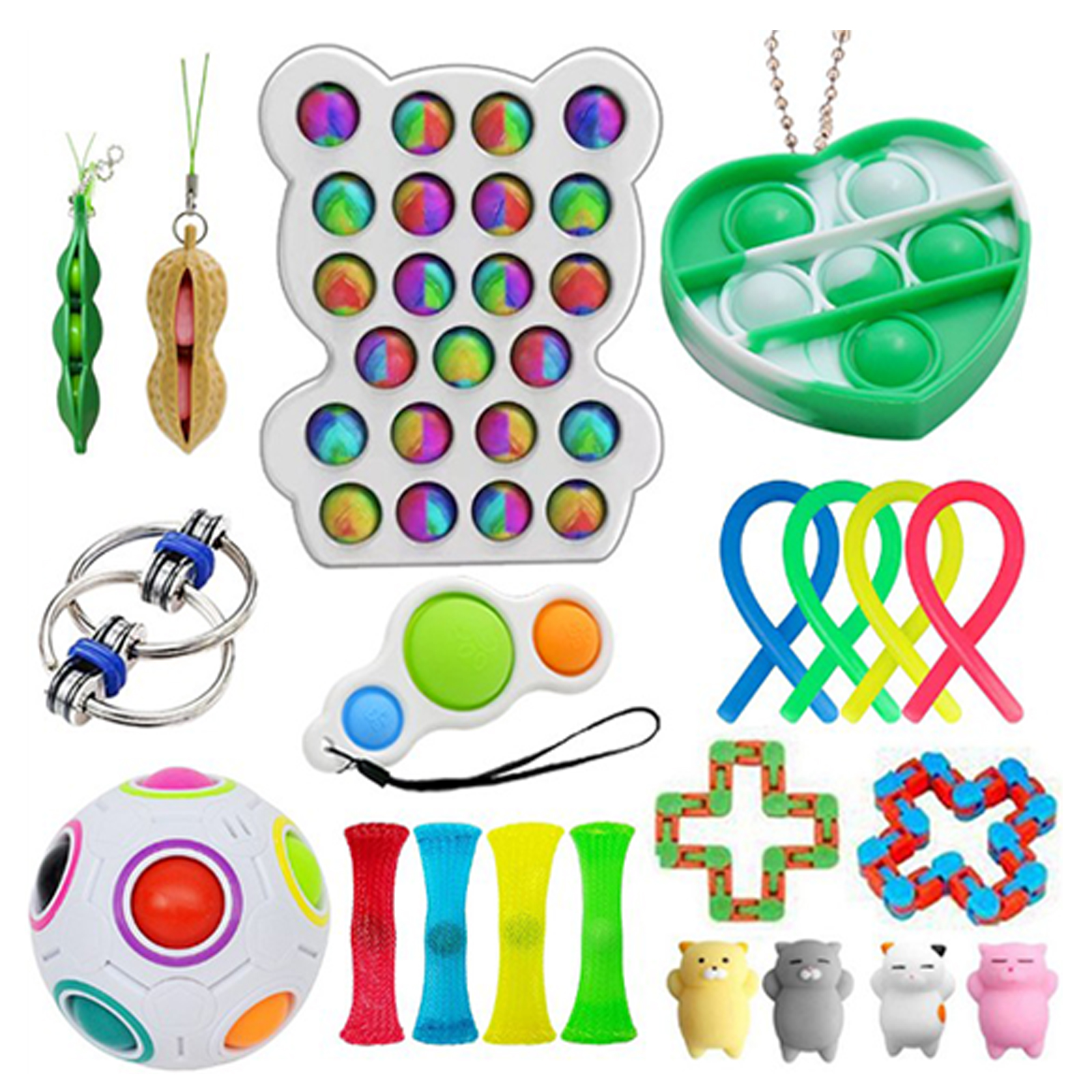 

Push Bubble Sensory Fidget Toys Set, 501 Original