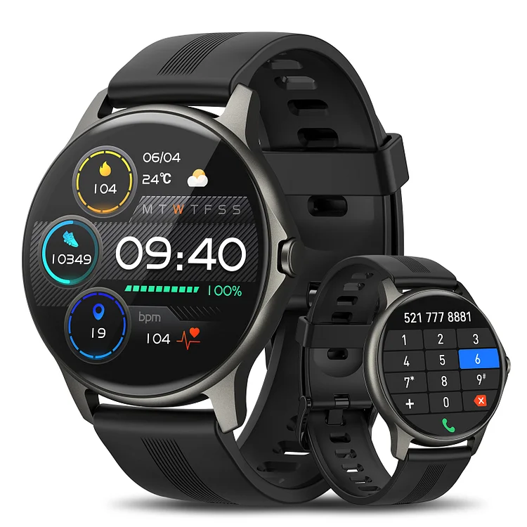 Enomir LW51 Smartwatch 100 Sport Modes Fitness Tracker - Black