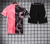 2025/2026 Real Madrid Pre-Match Training Black Pink Shirt+Shorts 1:1 Thai Quality