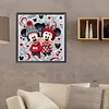 Mickey mouse-plein diamant rond peinture-40 * 40cm