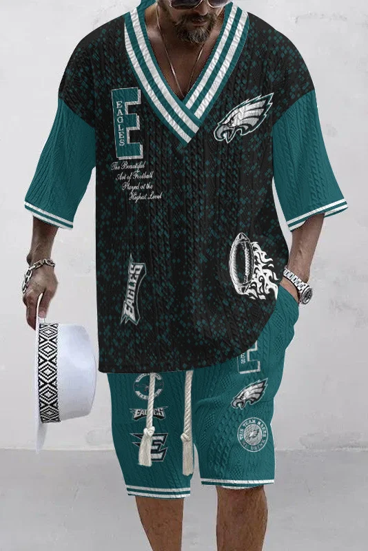 Philadelphia Eagles Limited Edition Top And Shorts Two-Piece Suits