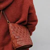 Hand Woven Vintage Leather Woven Crossbody Bag