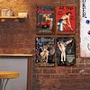 4pcs - Pin Up Girls - Vintage Metal Signs(12*16Inch)-Pin-up-girls