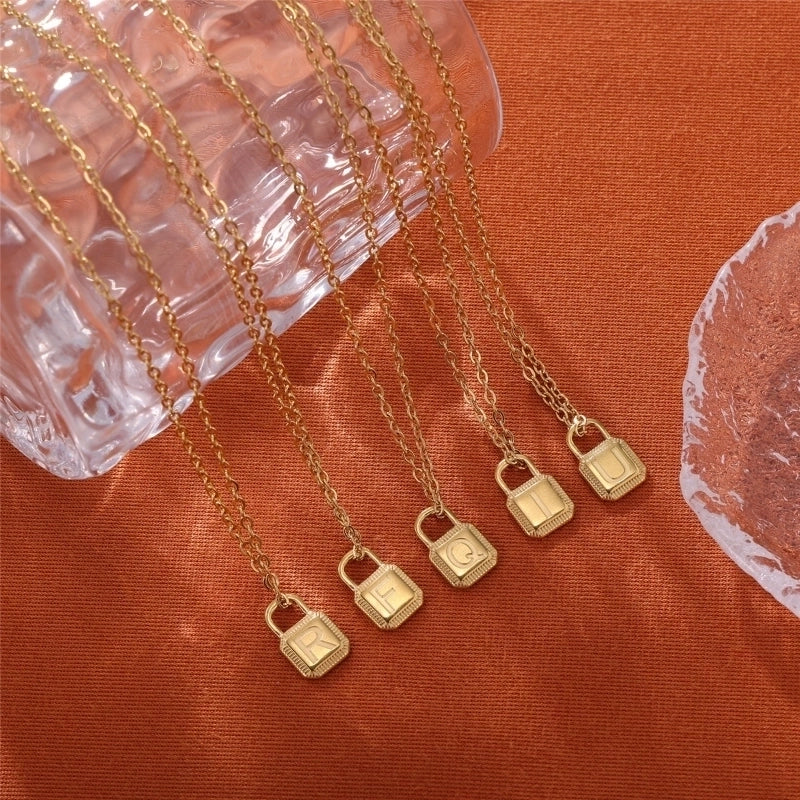 Minimalist Classic Style Letter Butterfly 201 Stainless Steel 304 Stainless Steel Polishing Plating Carving Pendant Necklace