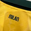 2025/2026 AC Milan Second Away Yellow Football Jersey 1:1 Thai Quality