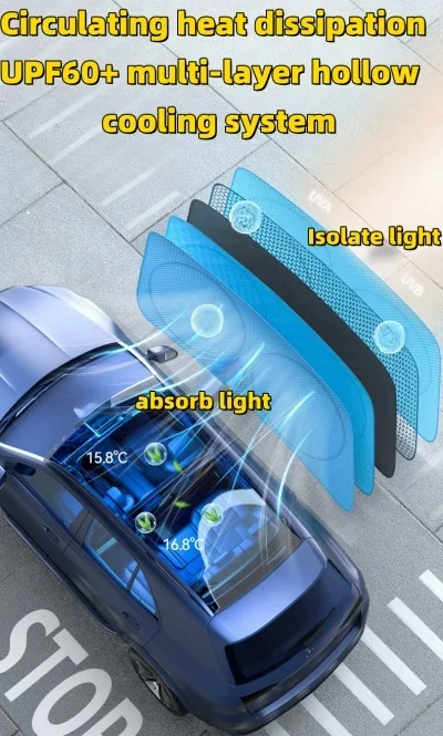 Car customized front windshield sun visor (with car LOGO)