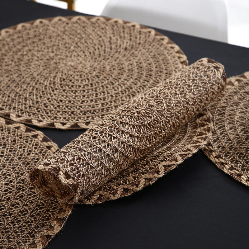 Casual Solid Color PVC Placemat 1 Piece