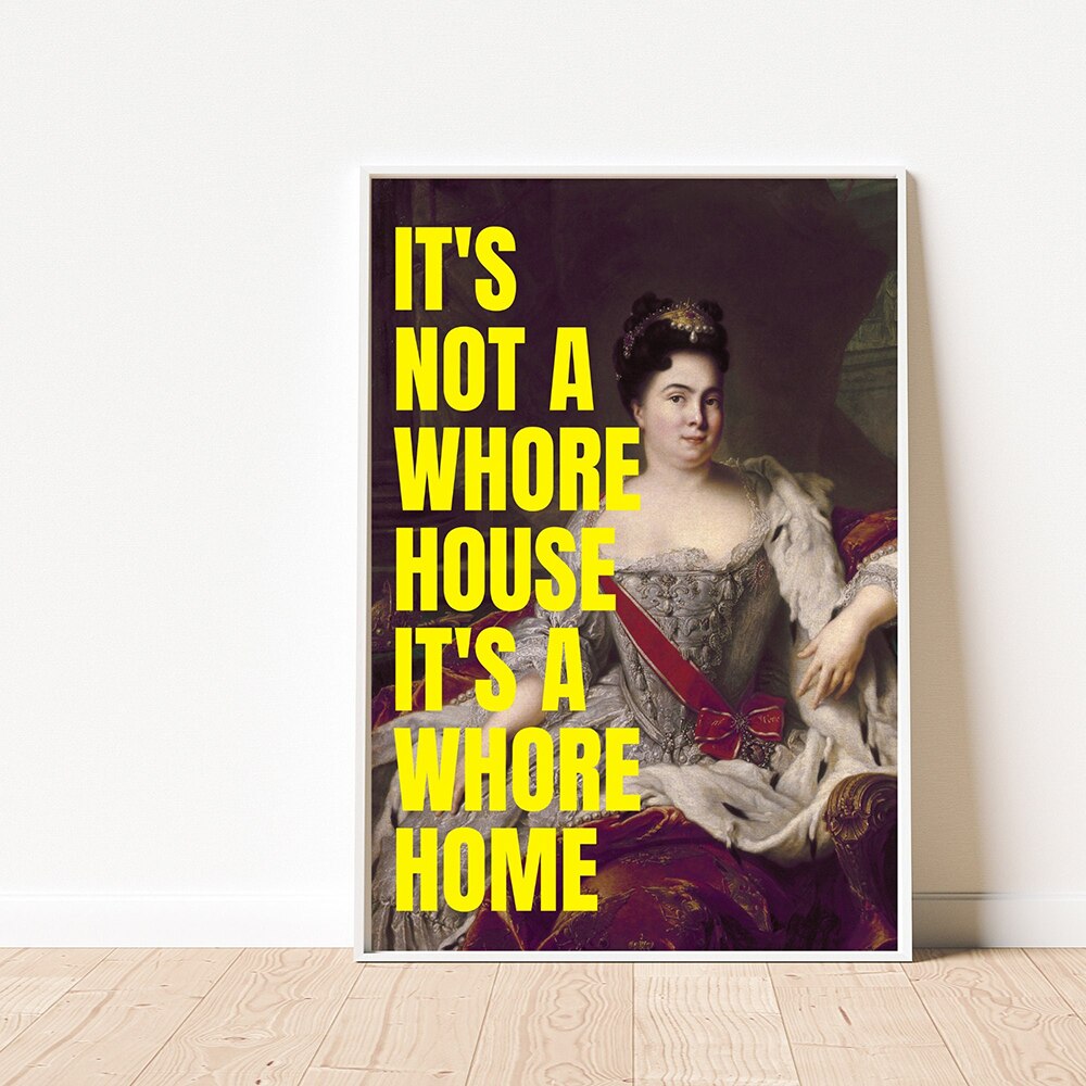 Feminism Altered Vintage Art I'm Not the Best I'm Posters Renaissance Women Portraits Wall Art Canvas Paintings Nordic Decor